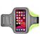 Mobigear Easy Fit Handyhalterung Joggen POCO M6 Pro Sporthülle Neopren Sportarmband - Grün