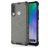 Mobigear Honeycomb Huawei Y6p Hülle Hardcase Backcover Stoßfest - Grau