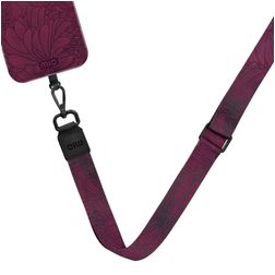 MIO Lanyard Verstellbare Universal-Handykette - Berry Blooms