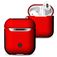 Mobigear Frosted Apple AirPods 1 Hardcase Hülle - Rot