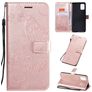 Mobigear Butterfly Samsung Galaxy A51 Hülle Klapphülle Geldbörse - Roségold