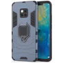 Mobigear Armor Ring Huawei Mate 20 Pro Hülle Hardcase Backcover Stoßfest mit Ringhalter - Marineblau
