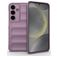 Mobigear Bumpy Samsung Galaxy S25 Hülle Flexibles TPU Backcover - Lila