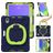 Mobigear RingGuard iPad Mini 7 (2024) Hülle Kunststoff,Silikon Backcover + Stifthalter + Schulterträger + Ständer - Blau / Grün