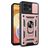 Mobigear Armor Ring Cam Slide Motorola Edge 40 Pro Hülle Hardcase Backcover Stoßfest mit Ringhalter und Kamera Slider - Roségold