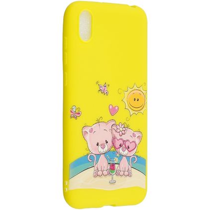 Mobigear Design HONOR 8S Hülle Flexibles TPU Backcover - Bär