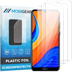 Mobigear Huawei Y6s Displayschutz Schutzfolie - Hüllenfreundlich (3er Pack)