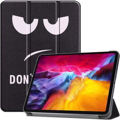 Mobigear Tri-Fold iPad Pro 11 Zoll (2022) Hülle Klapphülle - Do Not Touch
