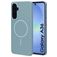 Mobiparts Slim Line Samsung Galaxy A36 MagSafe Hülle Hardcase Backcover - Sage Green