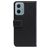 Mobilize Classic Gelly Motorola Moto E15 Hülle Klapphülle Geldbörse - Schwarz