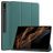 Mobigear Tri-Fold Gel Samsung Galaxy Tab S9 Ultra Hülle TPU,Kunstleder Klapphülle + Stifthalter - Grün