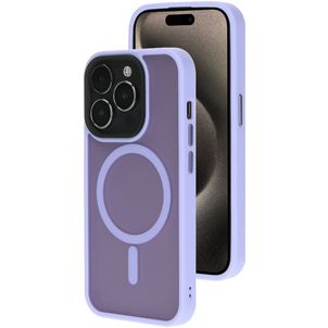 Mobiparts Hardcover iPhone 15 Pro MagSafe Hülle Hardcase Backcover - Satin Lila