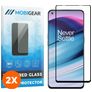 Mobigear Premium OnePlus Nord CE Panzerglas Gehärtetes Glas Displayschutz - Hüllenfreundlich - Schwarz (2er Pack)
