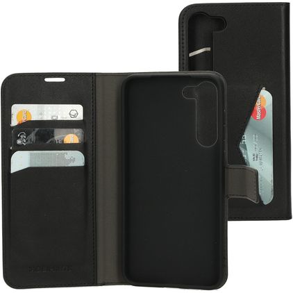 Mobiparts Classic Wallet Samsung Galaxy S23 Plus Hülle Klapphülle Geldbörse - Schwarz