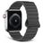 Decoded Traction Loop Silikon Apple Watch Armband Magnetverschluss - 49/46/45/44 mm - Schwarz
