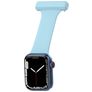 Mobigear Clip Schwesternuhr Apple Watch Armband Pin-Verschluss - 49/46/45/44 mm - Babyblau