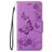 Mobigear Butterfly iPhone SE (2020) Hülle Klapphülle Geldbörse - Lila