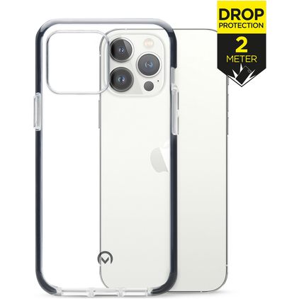 Mobilize Shatterproof iPhone 13 Pro Max Hülle Hardcase Backcover Stoßfest - Transparent / Schwarz