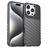 Mobigear Groove iPhone 16 Pro Hülle Flexibles TPU Backcover - Schwarz