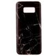 Mobigear Marble Samsung Galaxy S8 Plus Hülle Flexibles TPU Backcover - Schwarz