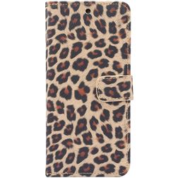 Mobigear Leopard Samsung Galaxy S20 Hülle Klapphülle Geldbörse - Gelb