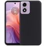 Mobigear Basics Motorola Moto E14 Hülle Flexibles TPU Backcover - Schwarz