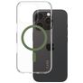 CARE by PanzerGlass Flagship iPhone 16 Pro MagSafe Hülle Hardcase Backcover - Transparent / Grün
