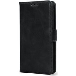 Mobilize Wallet Samsung Galaxy S25 FE Hülle Echtes Leder Klapphülle Geldbörse - Schwarz