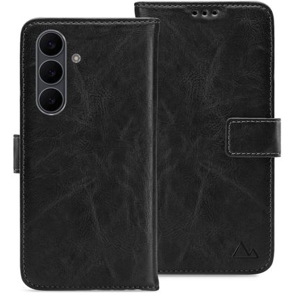 My Style Flex Wallet Samsung Galaxy S25 FE Hülle Klapphülle Geldbörse - Schwarz