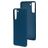 Mobiparts Samsung Galaxy S21 Plus Silikon Hülle Backcover - Blueberry Blue