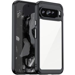 Mobigear Crystal Google Pixel 9 Pro Hülle Hardcase Backcover - Schwarz