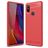 Mobigear Brushed Slim Xiaomi Mi 8 SE Hülle Flexibles TPU Backcover - Rot
