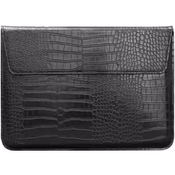 Mobigear Envelope Croco Laptop Sleeve 12 Zoll Laptop Hülle - Schwarz