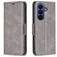 Mobigear Excellent Samsung Galaxy S26 FE Hülle Klapphülle Geldbörse - Grau
