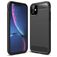 Mobigear Brushed Slim iPhone 11 Hülle Flexibles TPU Backcover - Schwarz