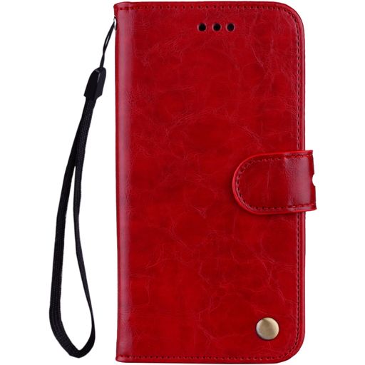 Mobigear Wallet Samsung Galaxy A70 Hülle Klapphülle Geldbörse - Rot