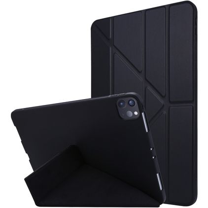 Mobigear Origami iPad Pro 11 Zoll (2020) Hülle Klapphülle - Schwarz