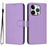 Mobigear Urban Wallet iPhone 16 Pro Hülle Klapphülle Geldbörse - Lila