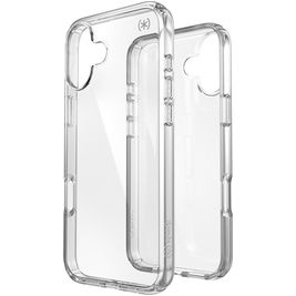 Speck Presidio Perfect Clear Durchsichtig iPhone 16 Plus Hülle Hardcase Backcover Stoßfest - Transparent