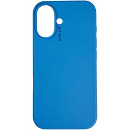 Nudient Base iPhone 16 Plus Silikon Hülle Backcover - Vibrant Blue
