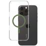 CARE by PanzerGlass Flagship iPhone 16 Pro Max MagSafe Hülle Hardcase Backcover - Transparent / Grün