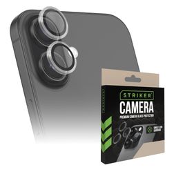 Striker Single Lens iPhone 18 Pro Max Panzerglas Gehärtetes Glas Kameralinsen Schutz - Hüllenfreundlich - Schwarz