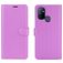 Mobigear Classic OnePlus Nord N100 Hülle Klapphülle Geldbörse - Lila