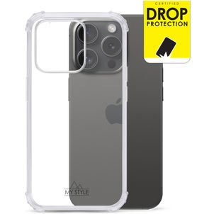 My Style Protective Flex Durchsichtig iPhone 15 Pro Hülle Flexibles TPU Backcover Stoßfest - Transparent