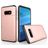 Mobigear Card Samsung Galaxy S10e Hardcase Backcover Shockproof mit Kartenfach - Roségold