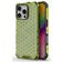Mobigear Honeycomb iPhone 16 Pro Hülle Hardcase Backcover Stoßfest - Grün
