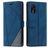 Mobigear Rhombus Samsung Galaxy Xcover 7 Hülle Klapphülle Geldbörse - Blau