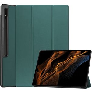 Mobigear Tri-Fold Samsung Galaxy Tab S8 Ultra Hülle Klapphülle - Grün
