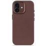 Decoded iPhone 17 Hülle Echtes Leder Backcover Stoßfest - Chocolate Brown