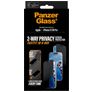 PanzerGlass FastFit iPhone 16 Pro Gehärtetes Glas Displayschutz Privacy - Hüllenfreundlich - Schwarz